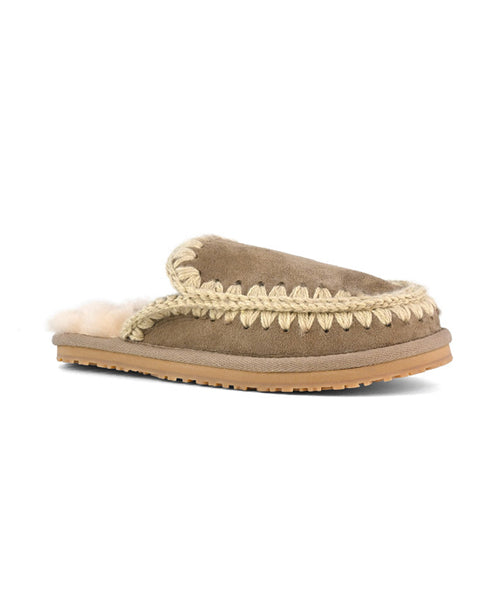 Slipper Eskimo Stitch Elephant Grey