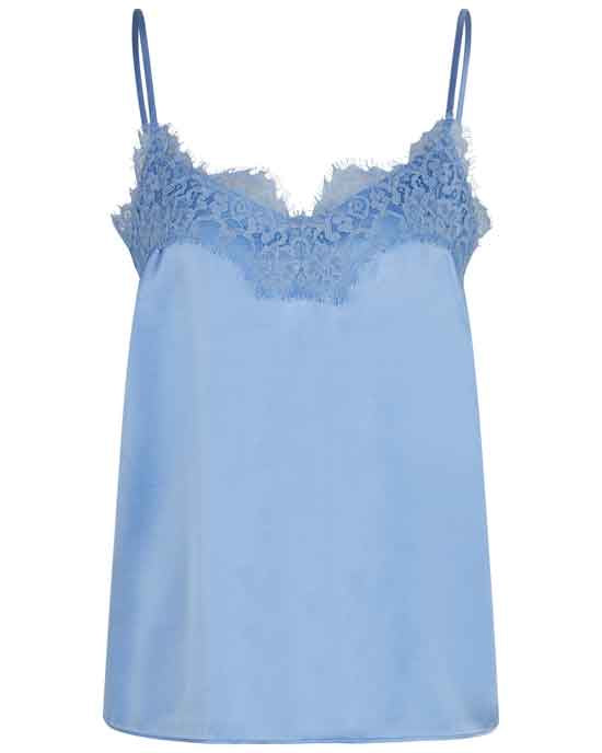 Jade Silk Top Blue Heaven