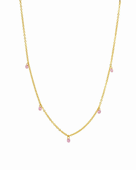 Collier 5 Gouttes Pink