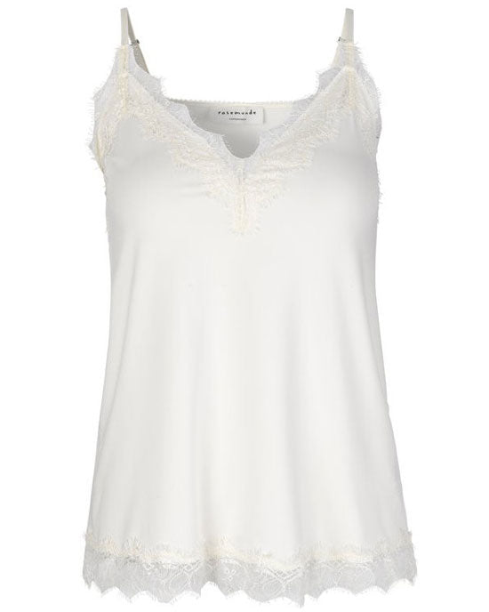 Billie Lace Strap Top Ivory - shopatstocks