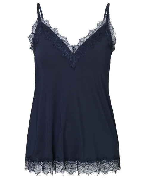 Billie Lace Top Dark Blue - shopatstocks