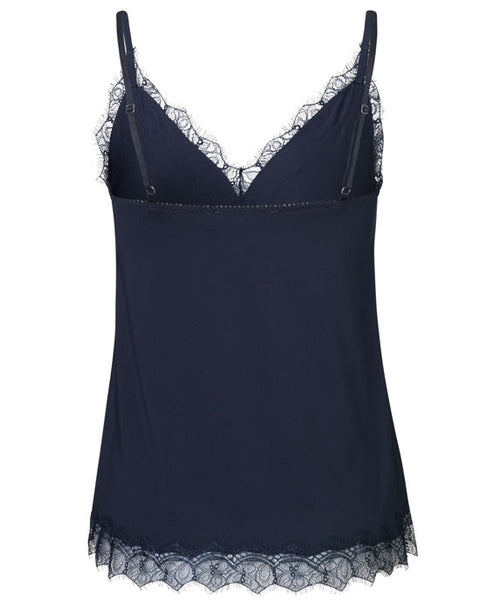 Billie Lace Top Dark Blue - shopatstocks