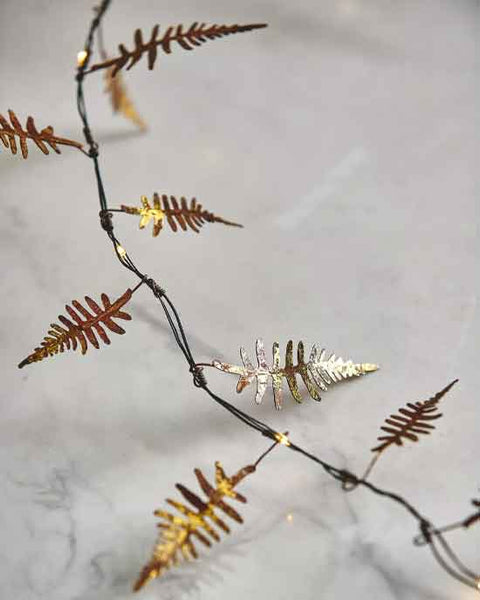 Gold Fern String Lights