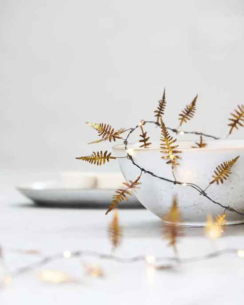 Gold Fern String Lights
