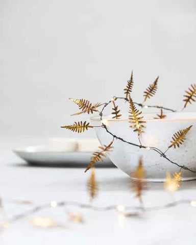 Gold Fern String Lights