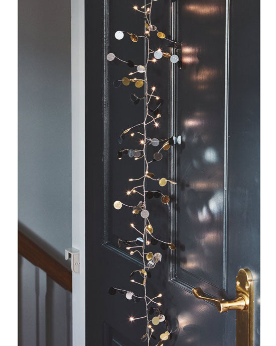 Confetti Gold Fairy Lights (mains) - shopatstocks