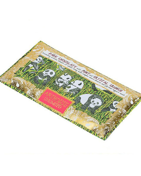 Chocolate Bar Panda (dark choc, mint and crystal crunch) - shopatstocks