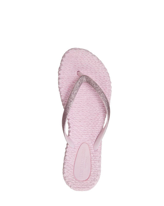 Glitter Flip Flops Ballerina Pink