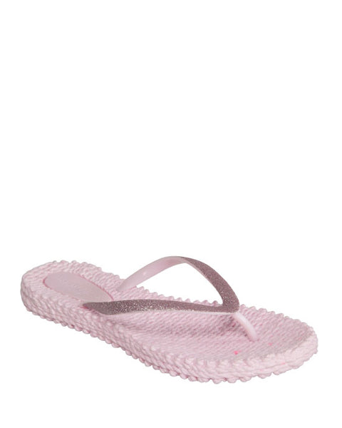 Glitter Flip Flops Ballerina Pink