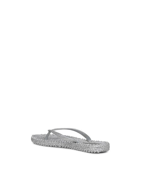 Glitter Flip Flops Silver - shopatstocks