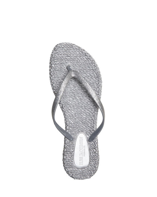 Glitter Flip Flops Silver - shopatstocks