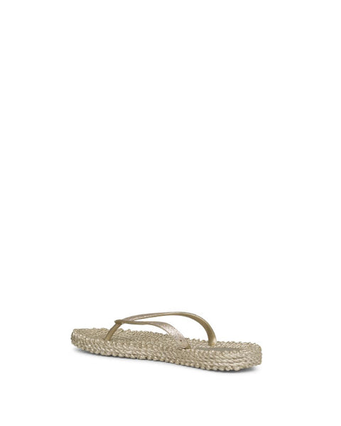 Glitter Flip Flops Platin Gold - shopatstocks