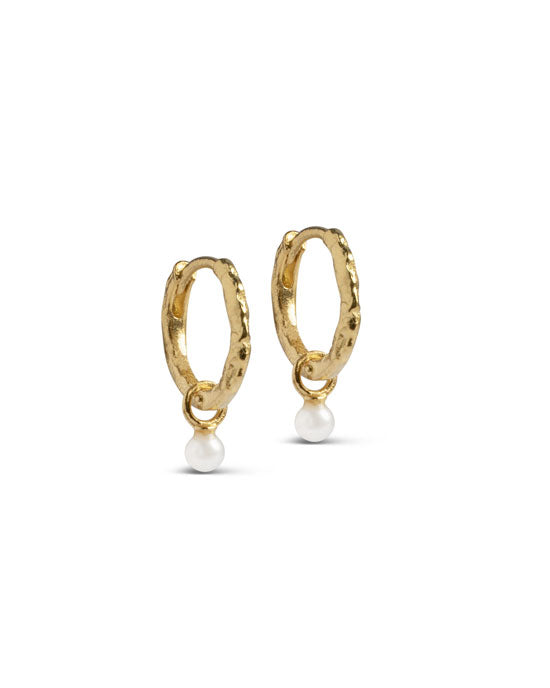 Belle Pearl Hoops