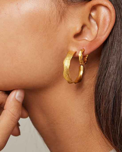 Ane Large Hoops Gold