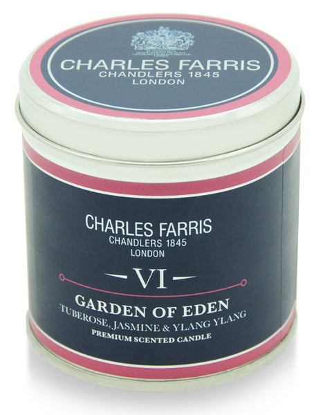 Charles Farris tin candle - shopatstocks