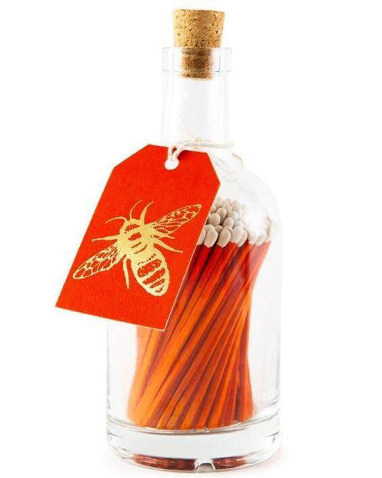 Jar of Matches Gold Bee - shopatstocks