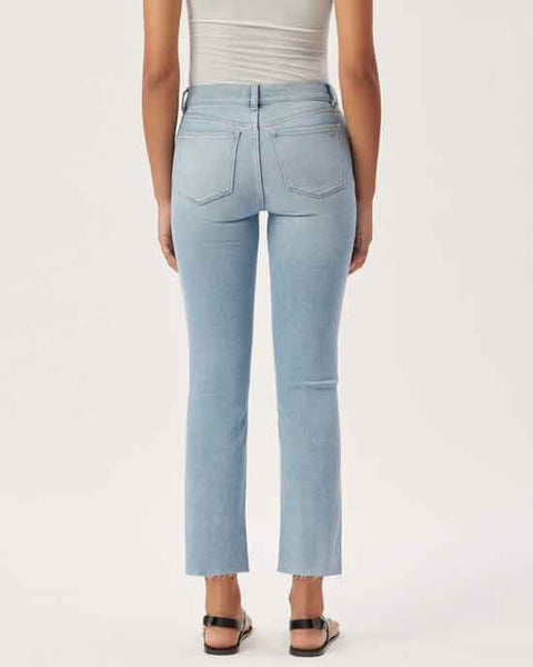 Mara Straight Mid Rise Ankle Blue Bay