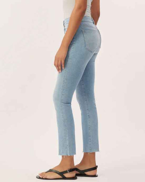 Mara Straight Mid Rise Ankle Blue Bay