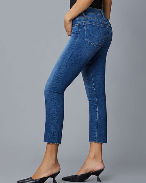 Mara Straight Ankle Jeans Stellar Raw