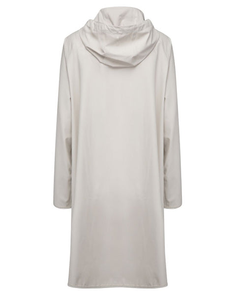 Light A-Line Raincoat Milk Cream - shopatstocks