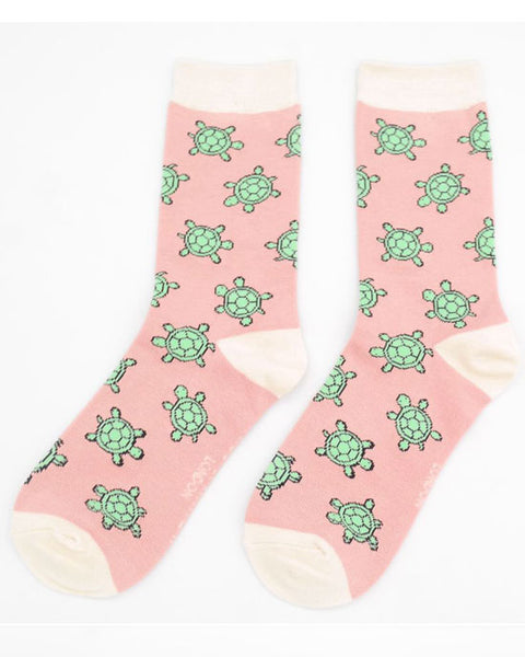 Miss Sparrow Socks Cute Turtles - shopatstocks