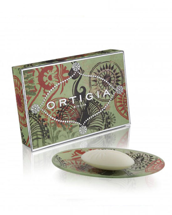 Ortigia Glass plate and soap - shopatstocks