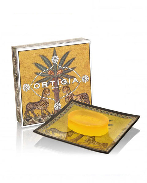 Ortigia Glass plate and soap - shopatstocks
