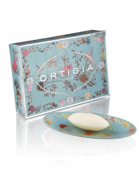 Ortigia Glass plate and soap - shopatstocks