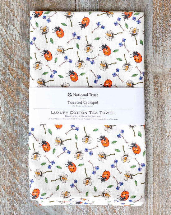 Ladybird Pure Tea Towel