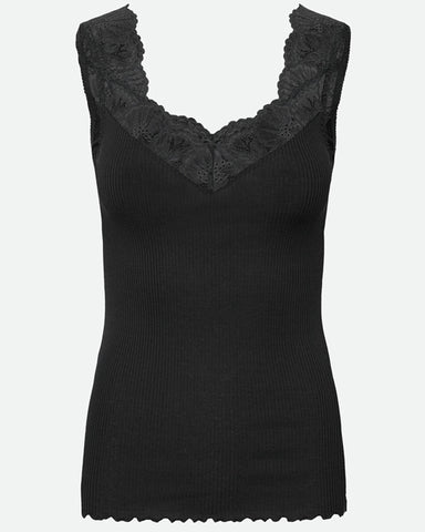 Beatha Lace Top Black