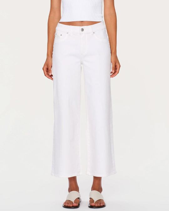 Hepburn Wide Leg White