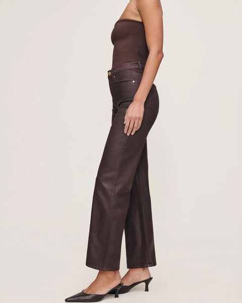Karmine Wide Leg Fig Coated