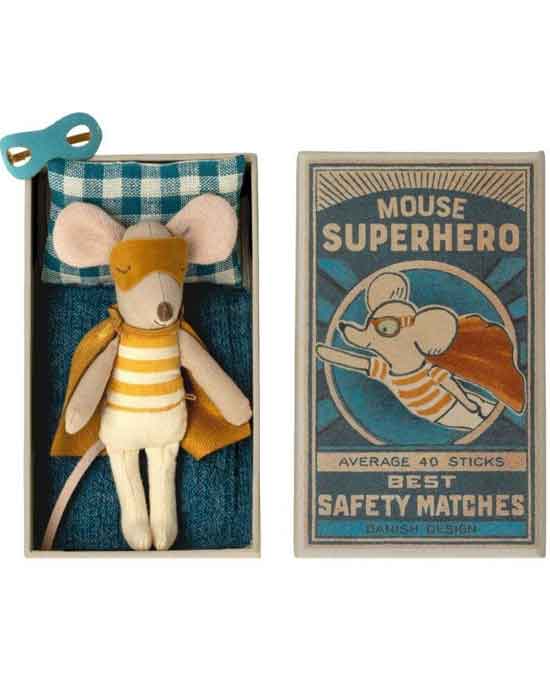 Little Brother Matchbox Mouse – Super Hero