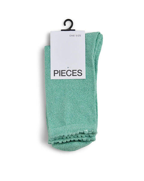 Sebby Glitter Socks Winter Green
