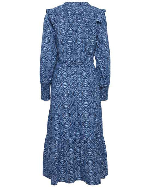 IRDARCEY dress blue ikat