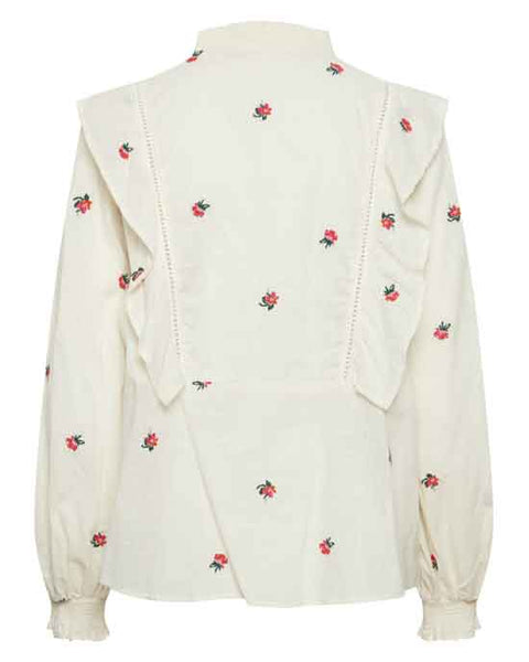 Irtoulouse Shirt Flower Embroidery