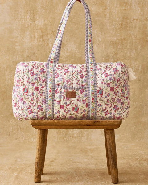 36Hours Bag Bilbao Cream Floral - shopatstocks