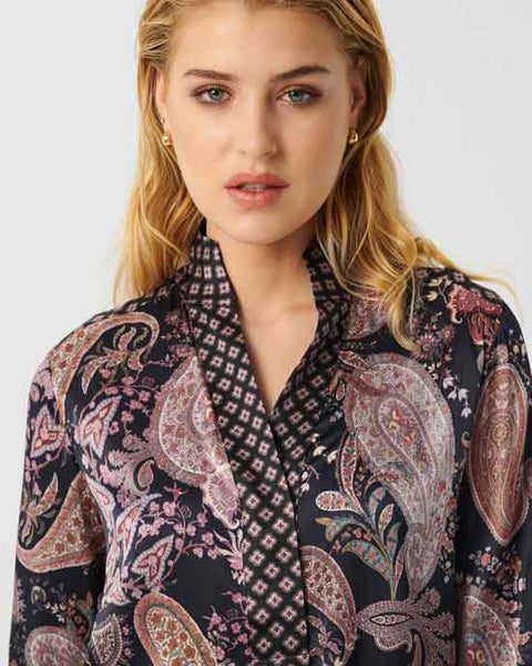 Kamille Shirt Dress Paisley Space