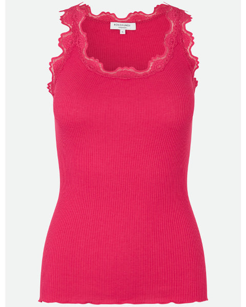 Classic silk top Pink Berry