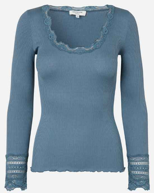 Top w Lace Paris Blue