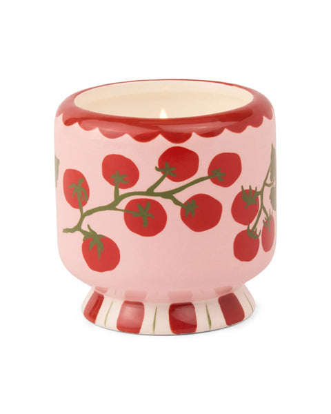 A Dopo Tomato Vine Ceramic Candle - Heirloom Tomato