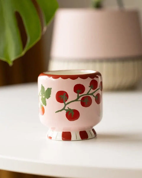 A Dopo Tomato Vine Ceramic Candle - Heirloom Tomato