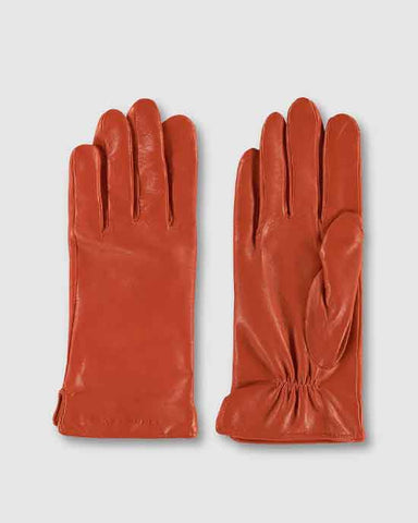 Soft Lamb Gloves Orange