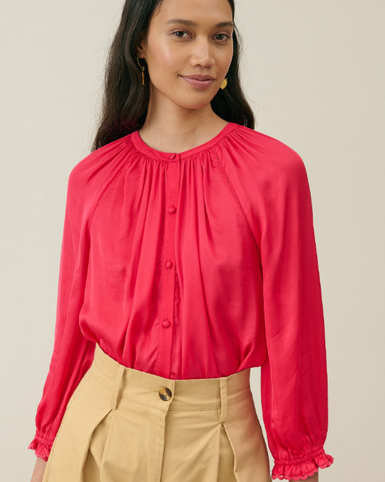 Alienor Shirt Raspberry