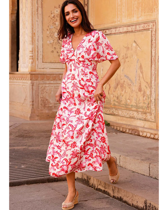 Anais Hammered Satin Dress