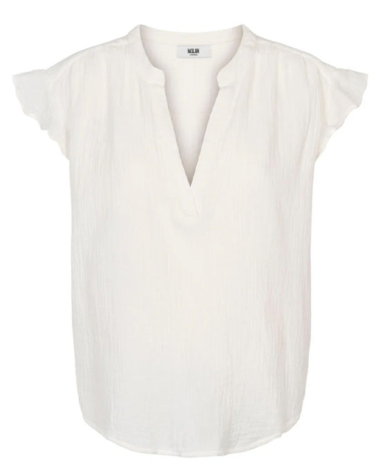Andrianna Shirt White - shopatstocks