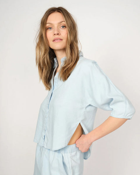Angelina Denim Shirt Light Blue