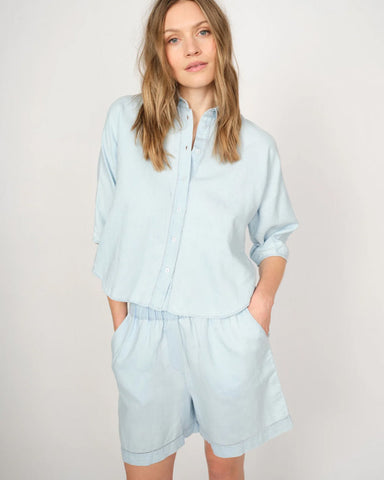 Emmi Denim Shorts Light Blue