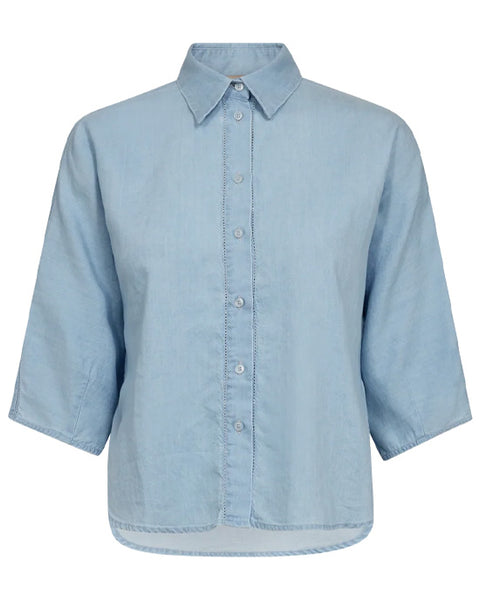 Angelina Denim Shirt Light Blue