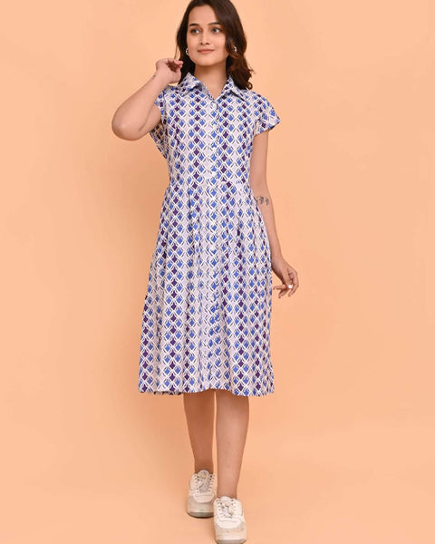 Arlington Dress Maxton Blue
